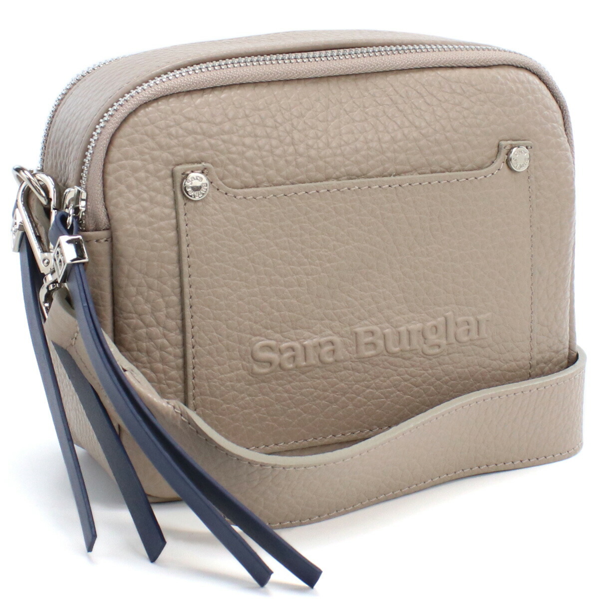 サラバーグラー Sara Burglar 斜め掛け ショルダーバッグ ブランド ロゴ 916 TAUPE グレー系拍卖
