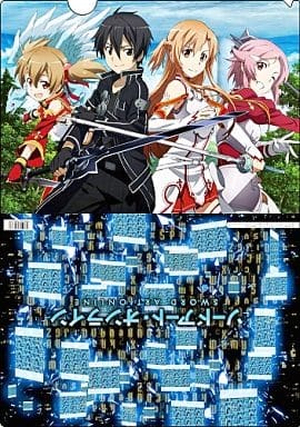 A4 クリアファイル ソードアート・オンライン アスナ キリト シリカ リズベット SAO拍卖