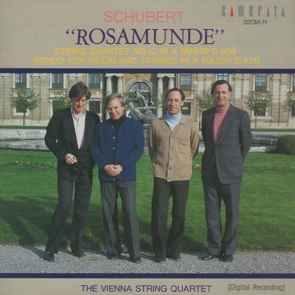 シューベルト:弦楽四重奏曲第13番「ロザムンデ」,他 / ウィーン弦楽四重奏団 / 1981年録音 / CAMERATA / 32CM-11拍卖