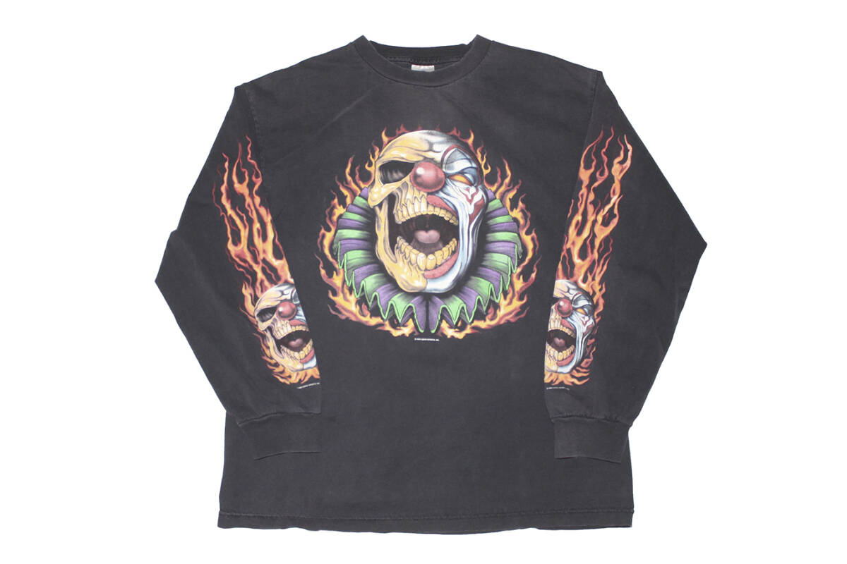 05’S GOOD SPORTS SKULL FLAME LONG SLEEVE SIZE L フレーム ファイヤー ロングスリーブ拍卖
