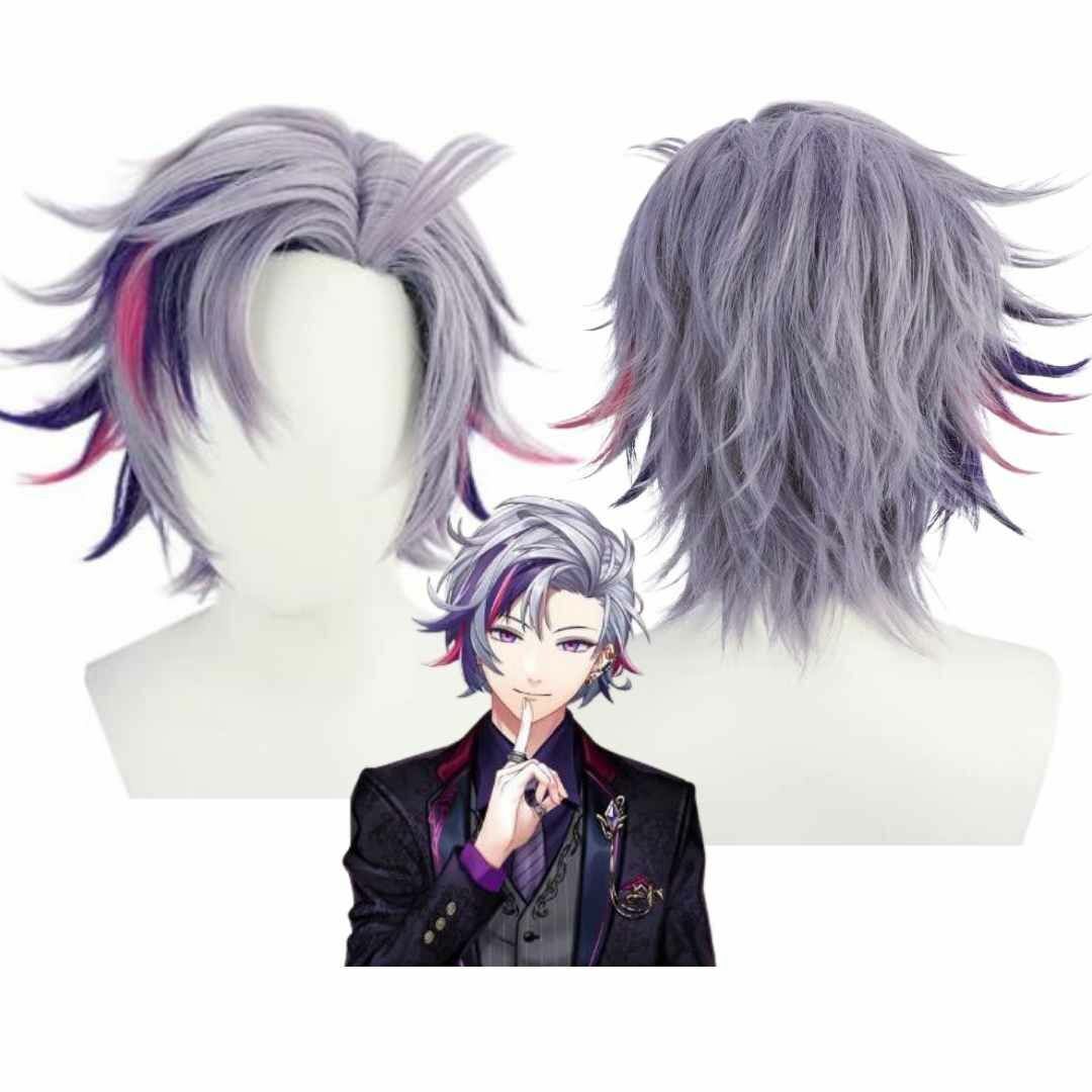 不破湊 ウィッグ コスプレ にじさんじ ライバー 白 58cm【残5限定】拍卖