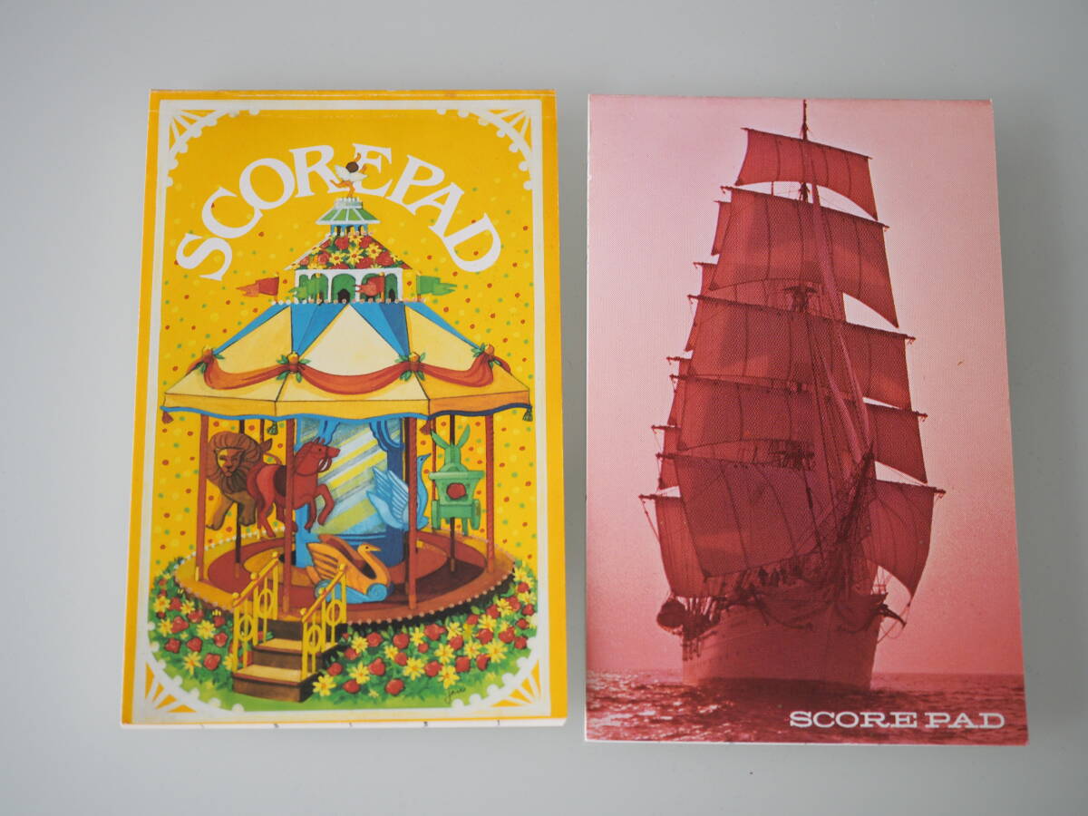 【SCOREPAD】ブリッジ スコアシート スコアパッド2種 CONGRESS US PLAYING CARD COMPANY拍卖