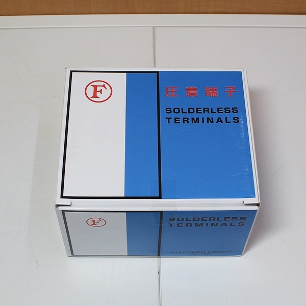 冨士端子工業 銅線用裸圧着端子(RD型) 二つ穴端子 RD200-12 10個入 未使用 #2拍卖