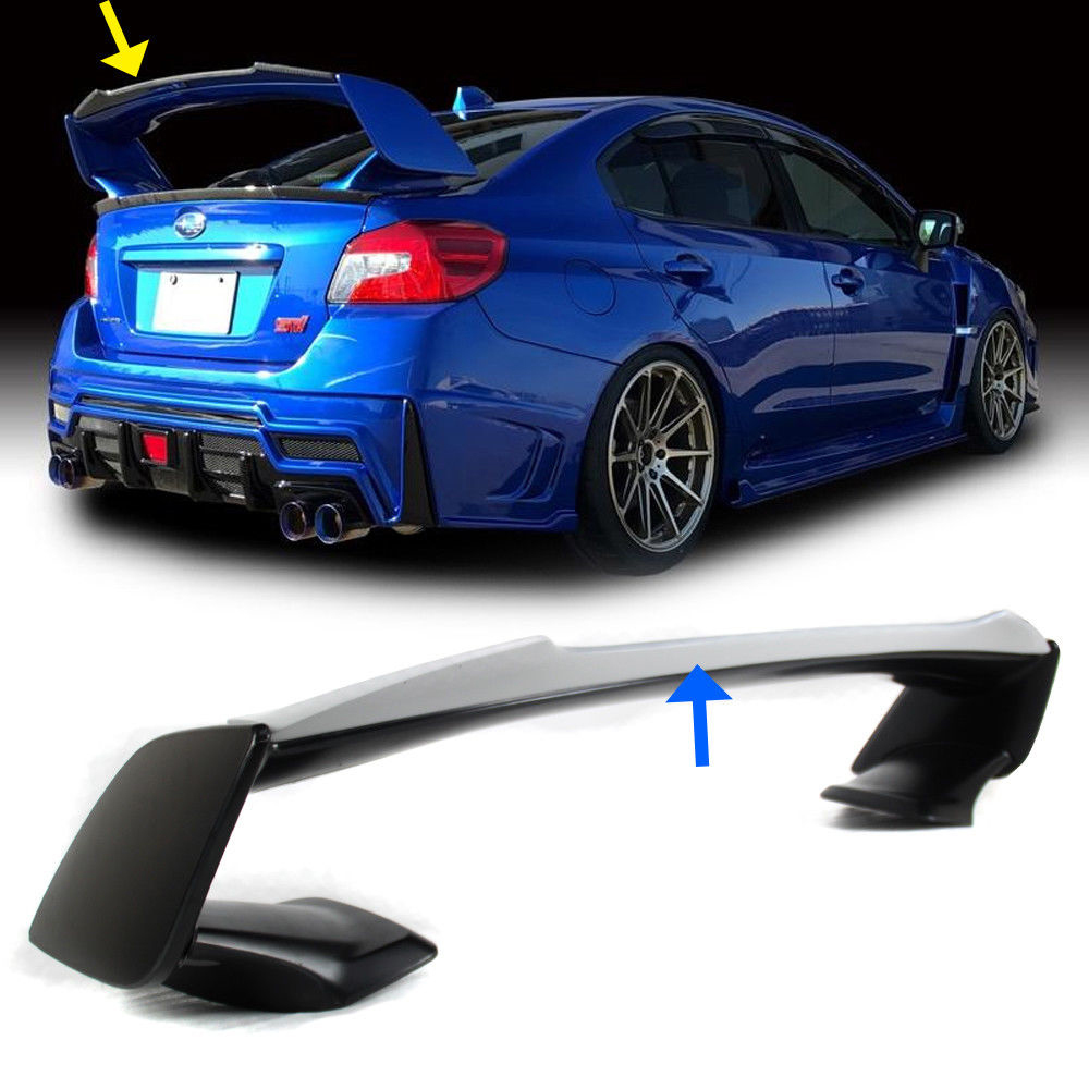 素地 2点セット スバル WRX VA STIタイプ トランク ウィング スポイラー + トップスポイラー 未塗装品 2015-2021拍卖