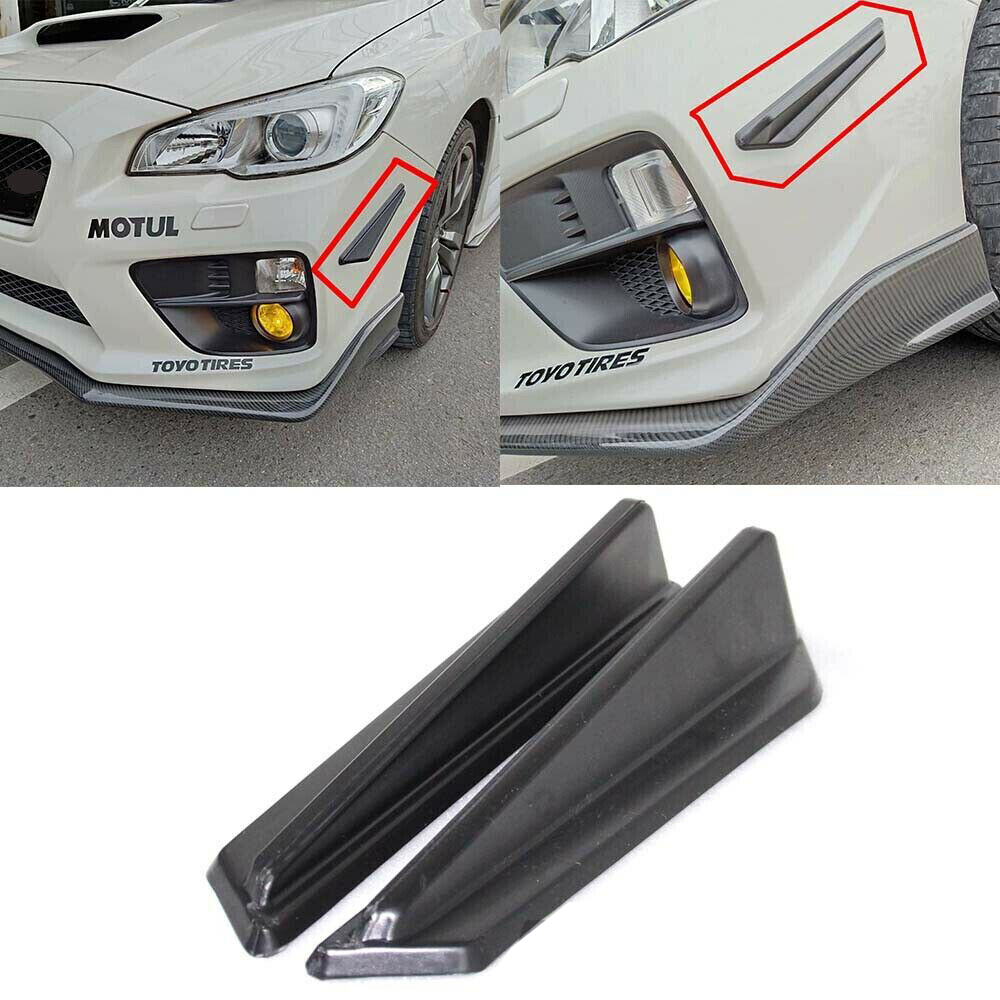 【即納品】スバル VA WRX STI S4 ABS エアロ フロントバンパーサイド カナード 左右セット 未塗装品 素地 2015-2021拍卖