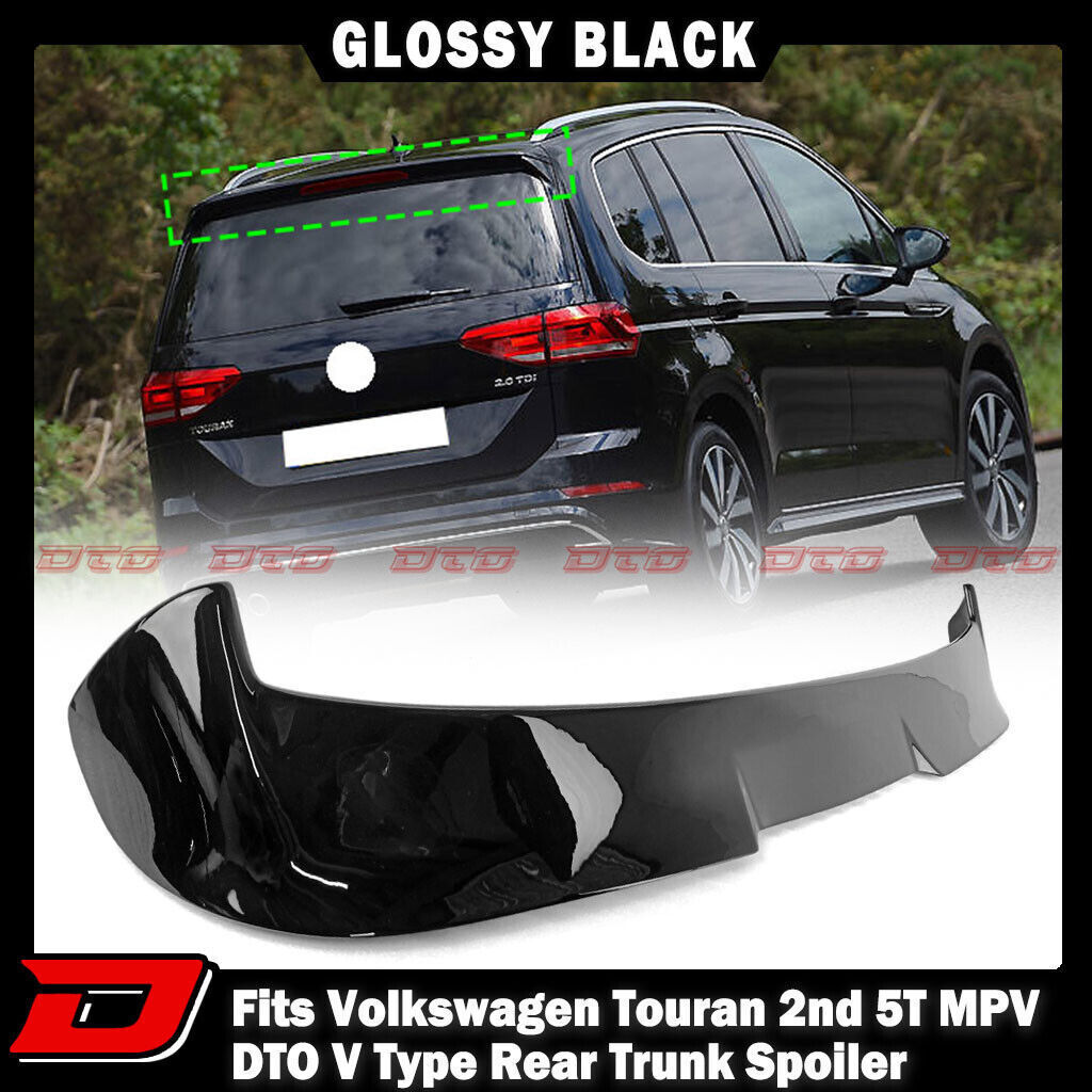 【何色でも塗装可能】V Type フォルクスワーゲン ゴルフ トゥーラン II (5T) MPV 塗装費込 ルーフスポイラー ウィングスポイラー 2016-2021拍卖