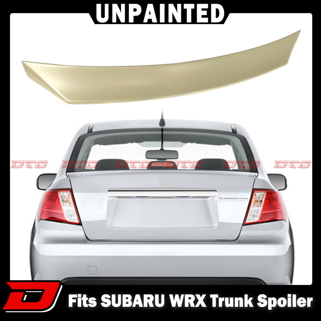 【未塗装品】X Type インプレッサ 3代目 GV系 WRX STI セダン リア トランクスポイラー ウィングスポイラー 素地 2008-2014拍卖