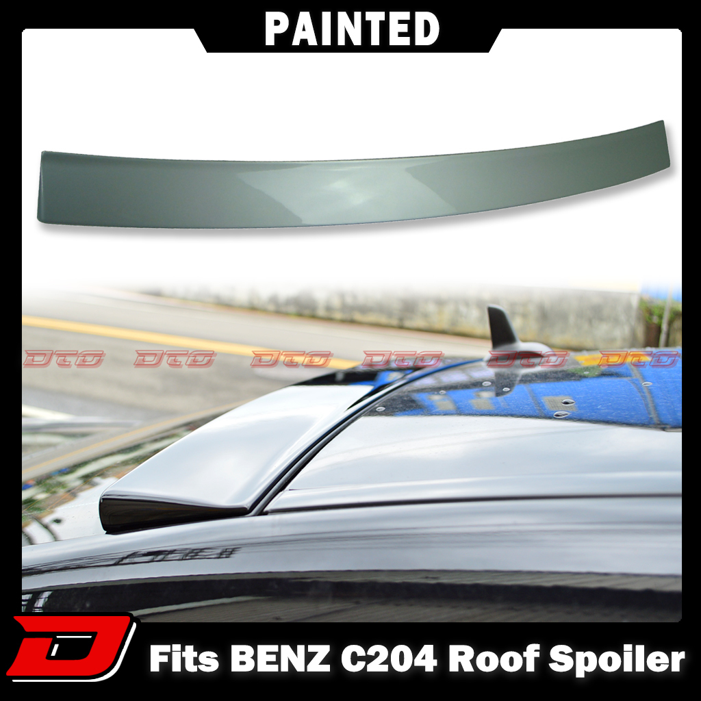 【何色でも塗装可能】OE Type BENZ Cクラス C204 クーペ 塗装費込 リア ルーフスポイラー ガラススポイラー 2011-2014拍卖