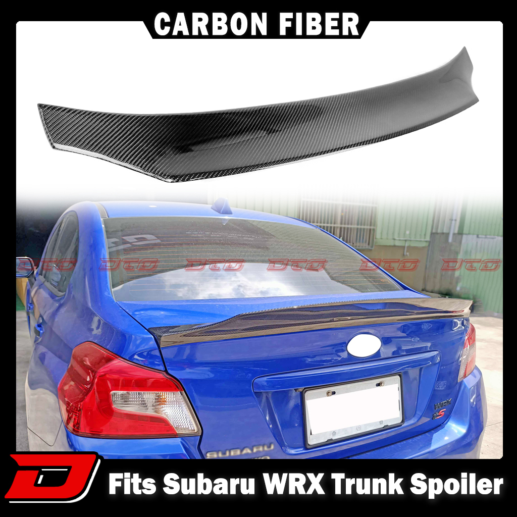 カーボントランクスポイラー 2015-2021 スバル WRX STI S4 VA系 セダン ウイング リアスポイラー X TYPE リアルカーボン製拍卖