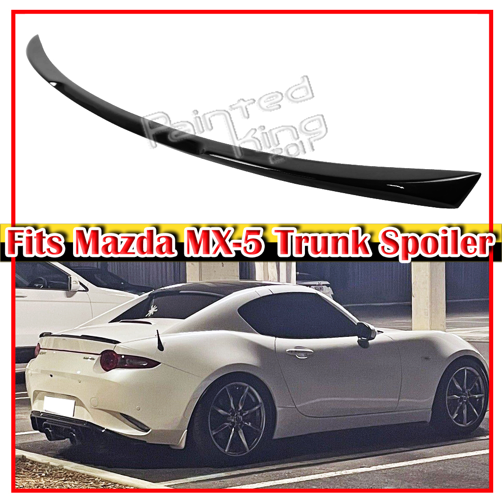 【何色でも塗装可能】V Type マツダ ロードスターRF MX-5 ND系 4代目 幌車 塗装費込 リアスポイラー トランクスポイラー 2015-2024拍卖