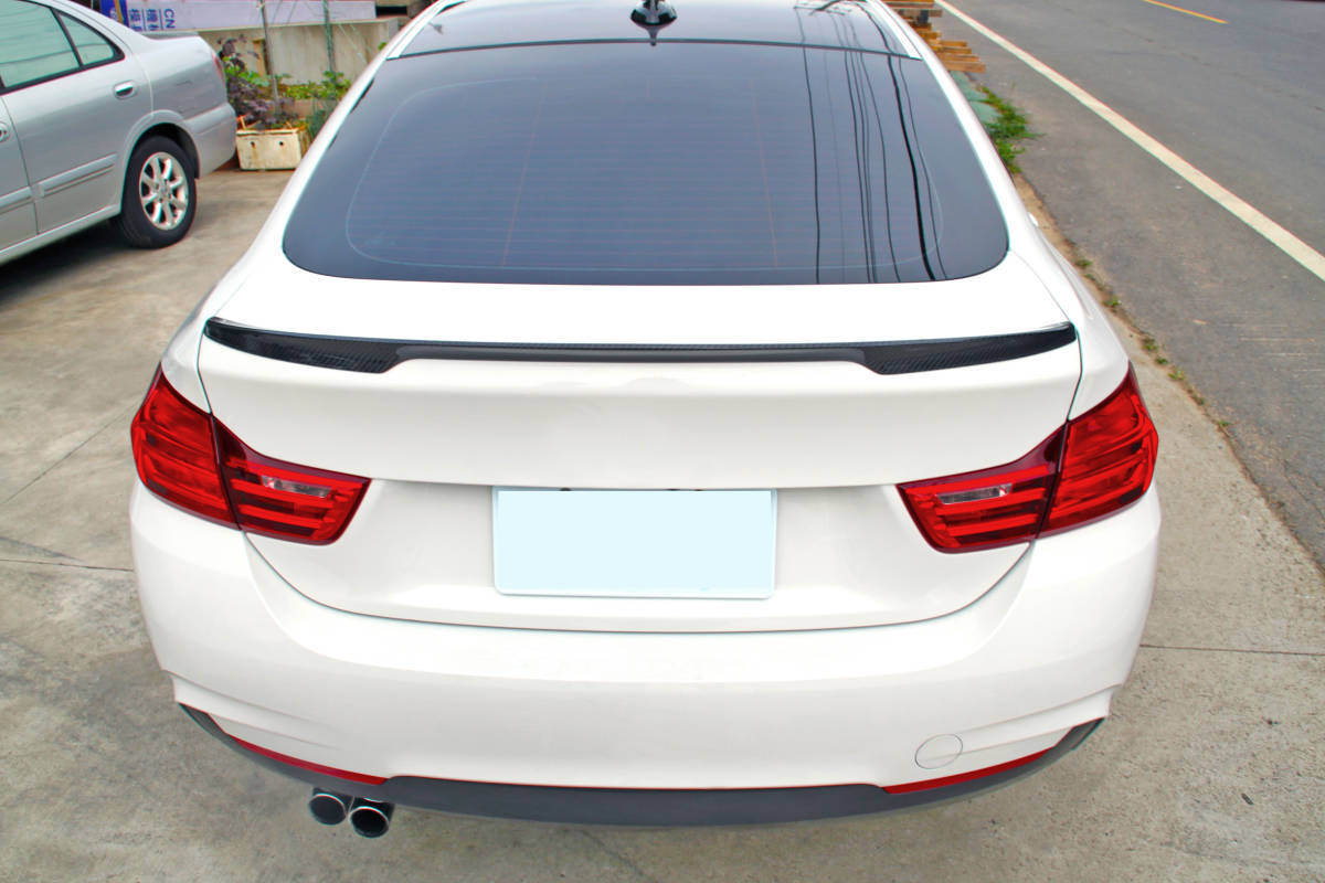 【何色でも塗装可能】P Type BMW 4シリーズ F36 グランクーペ 塗装費込 リア トランクスポイラー ウィングスポイラー 2014-2020拍卖