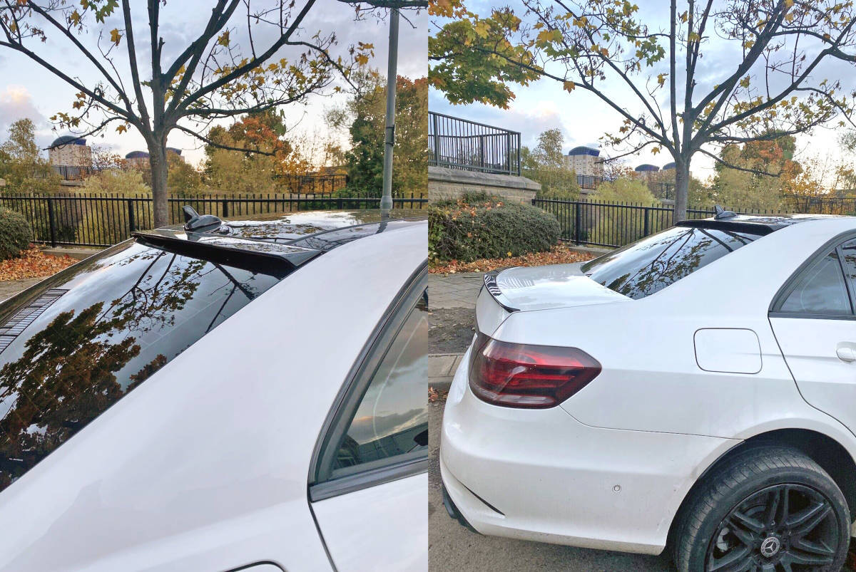 【何色でも塗装可能】OE Type BENZ Eクラス セダン W212 塗装費込 リア ルーフスポイラー ウィングスポイラー 2010-2016拍卖