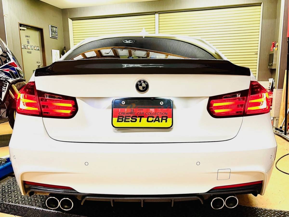 【何色でも塗装可能】X Type BMW F30 F80 M3 3シリーズ セダン 塗装費込 リア トランクスポイラー ウィングスポイラー 2012-2018拍卖