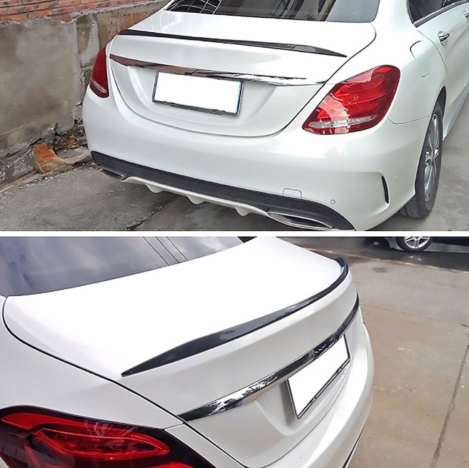 【何色でも塗装可能】OE Type ベンツ Cクラス W205 セダン ABS 塗装費込 リア トランクスポイラー トランクリッドスポイラー 2015-2021拍卖