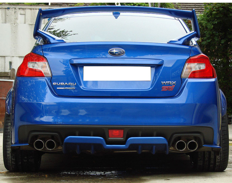 【何色でも塗装可能】スバル WRX STI セダン VA系 塗装費込 リアバンパー ディフューザースポイラー 2015-2021拍卖