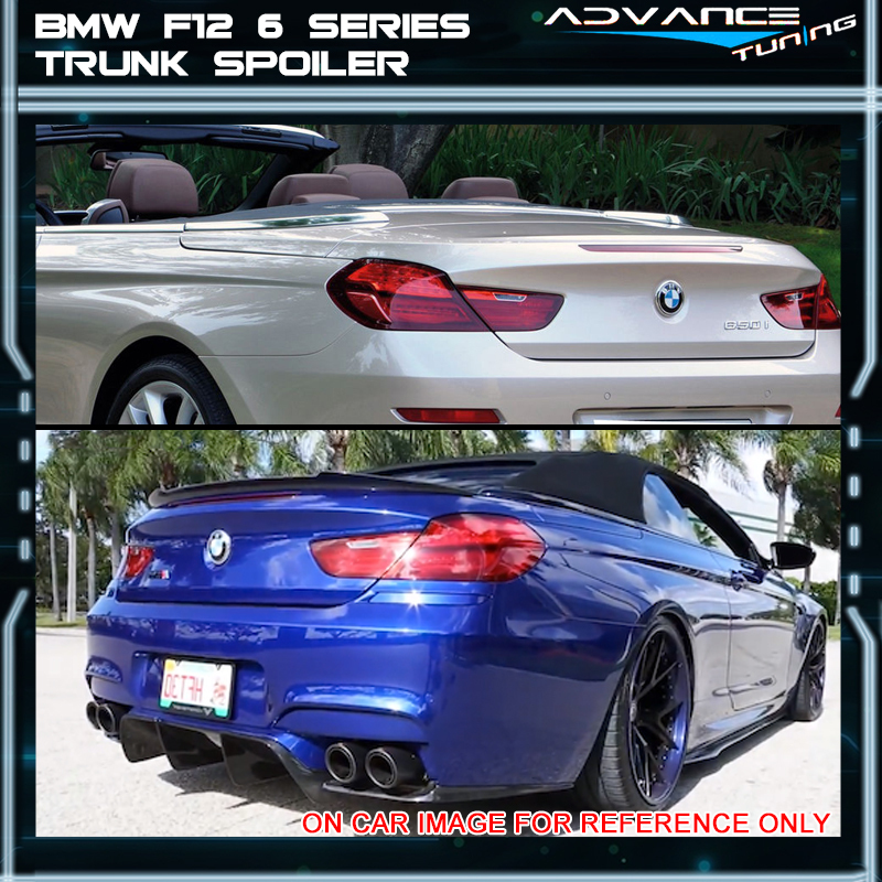 カーボントランクスポイラー 2011-2018 BMW 6シリーズ F12 カブリオレ専用 ウイング リアスポイラー V TYPE リアルカーボン製拍卖