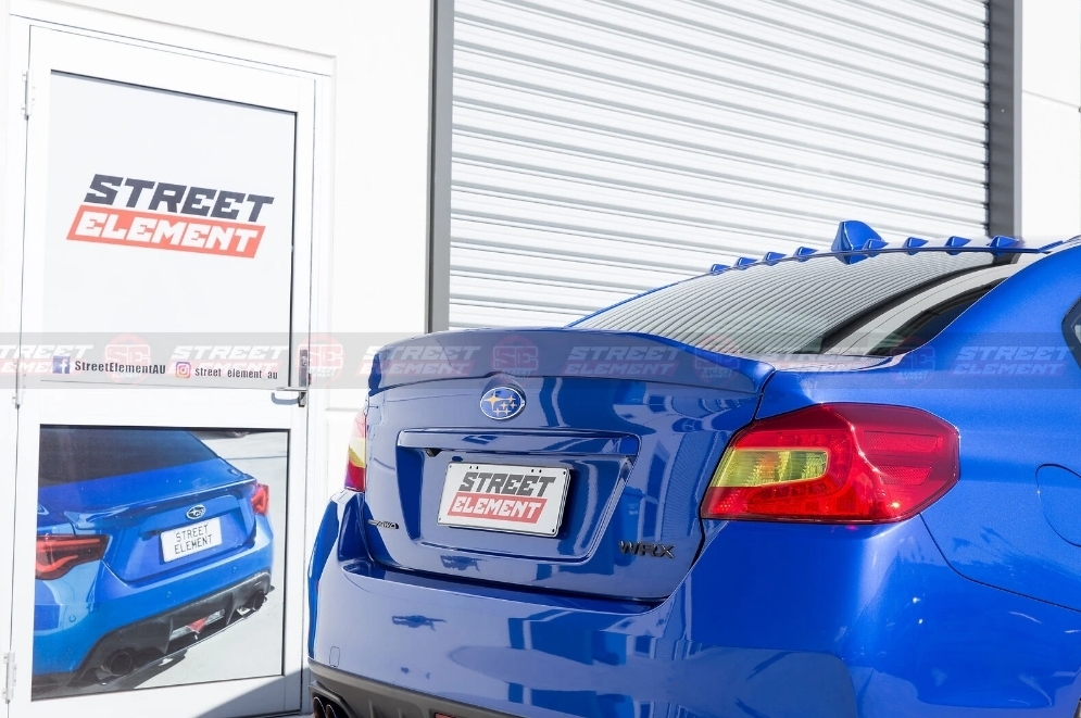【塗装費込】#K7X塗装済 スバル WRX STI VA系 セダン ABS製 ダックテール リヤスポイラー トランクスポイラー ウイング WRブルーパール V拍卖