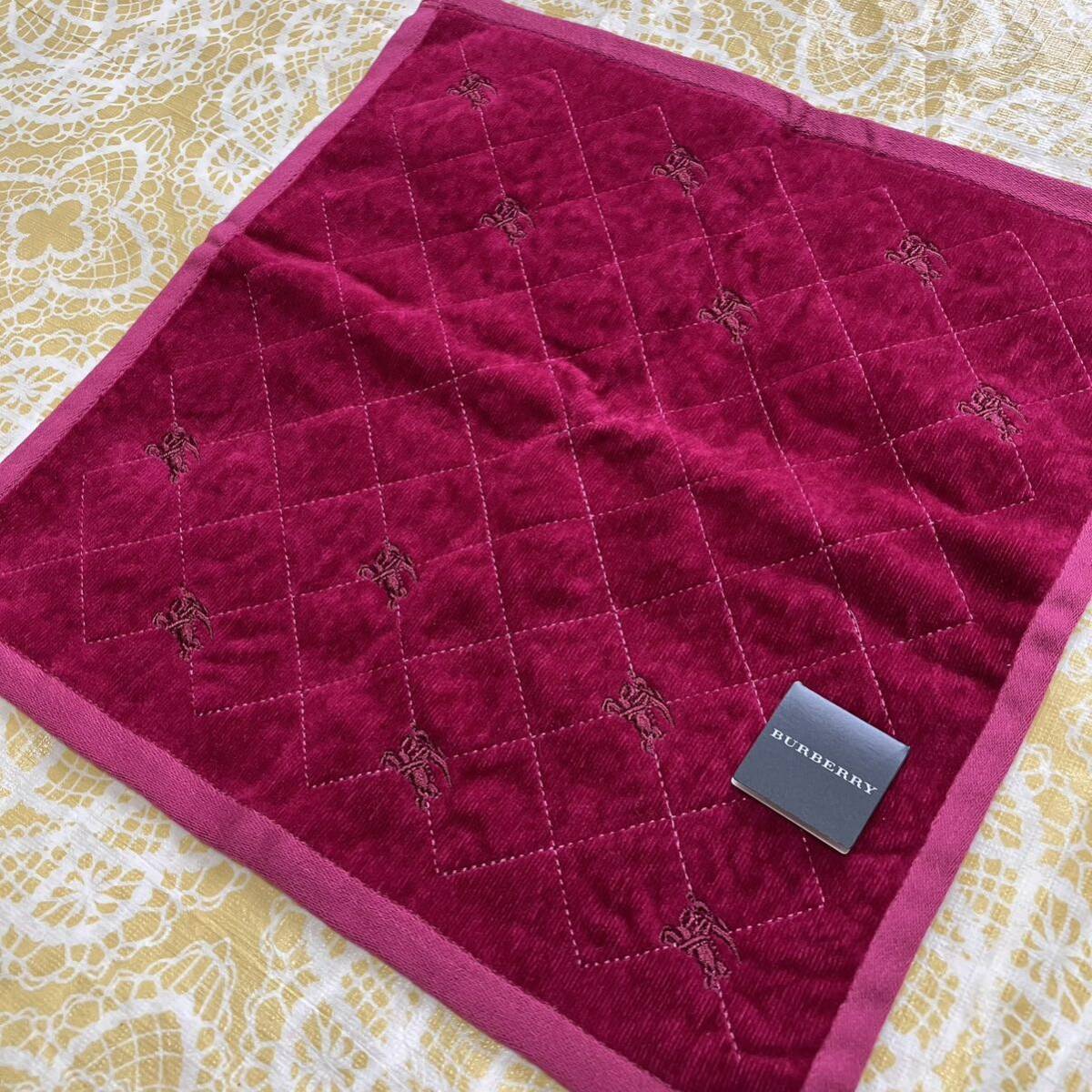 カシミヤ】新品/BURBERRY/大判タオルハンカチ/正規品バーバリー/ホースマーク未使用ハンドタオル/レディース/ノバチェック/ブランド/ピンク拍卖