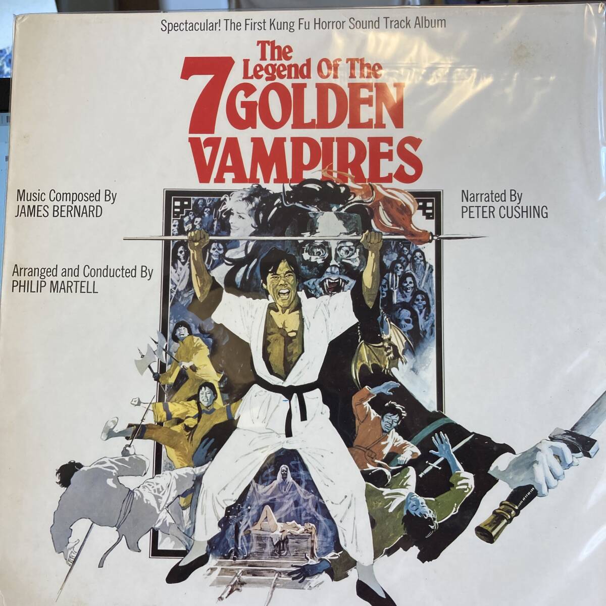 LP! ドラゴンvs7人の吸血鬼(ジェームズ・バーナード/イギリス盤)拍卖