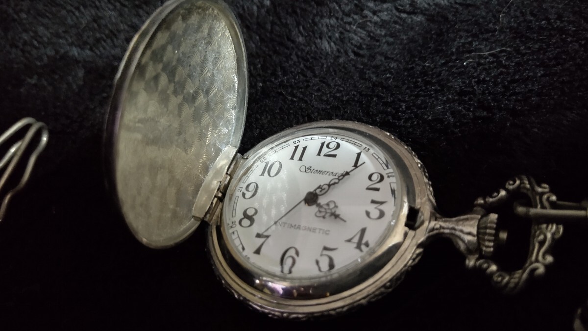 レア レトロ アンティーク メーカー不明 機械式 自動巻 懐中時計 年代物 自動車 ジャンク拍卖