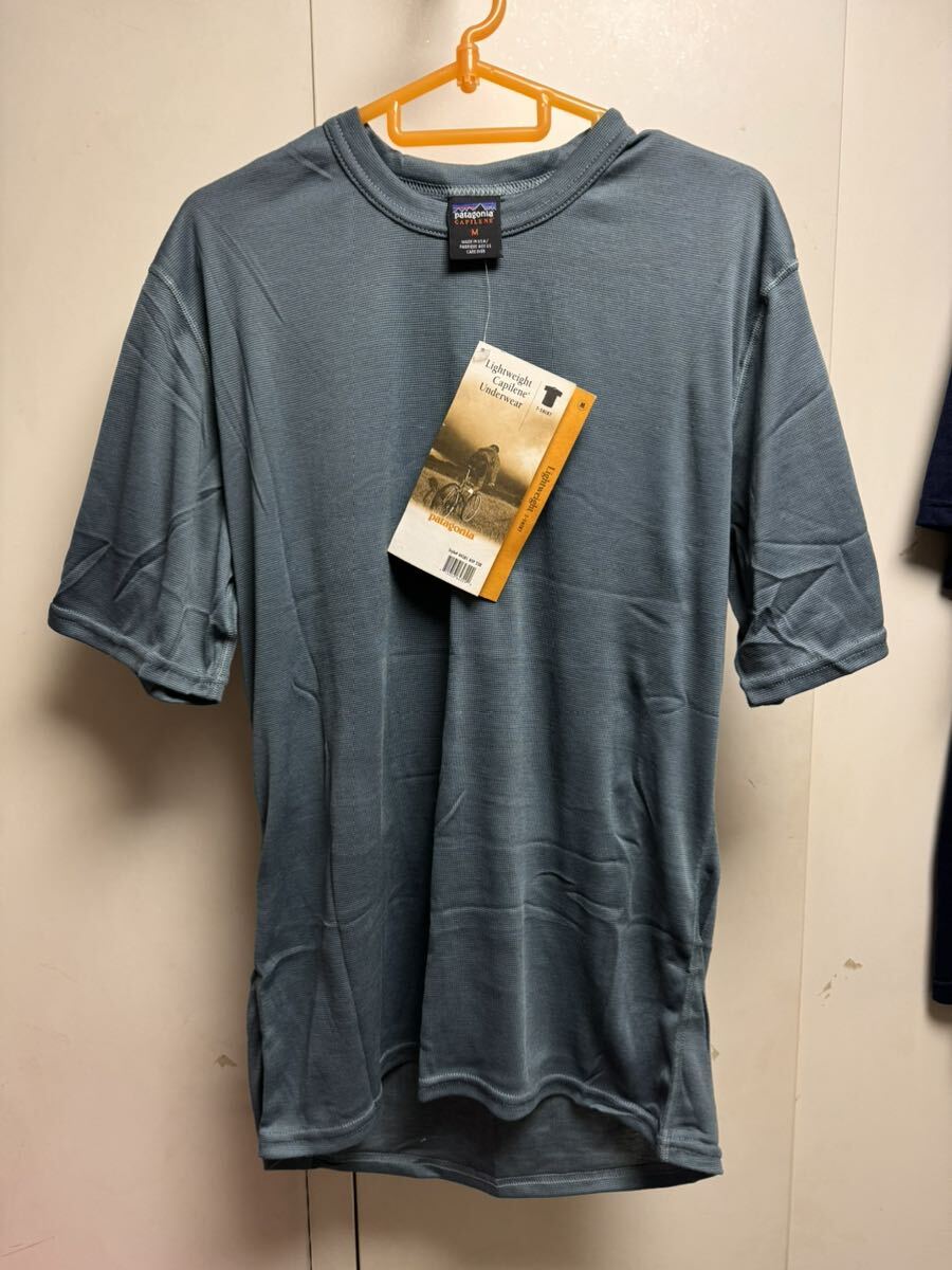送料格安スピード発送!新品未使用★超絶希少ヴィンテージ品パタゴニアキャプリーンシャツMサイズ★登山トレランマラソントレッキング拍卖