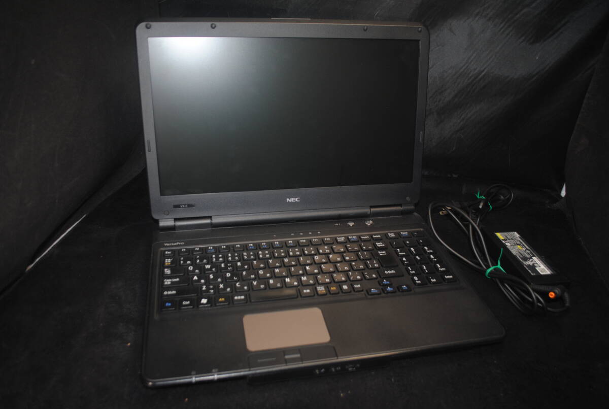 ひ182.NEC versa pro VX-C PC-VK25MXZCC 128GB COREi5 ブラック アダプター付き拍卖
