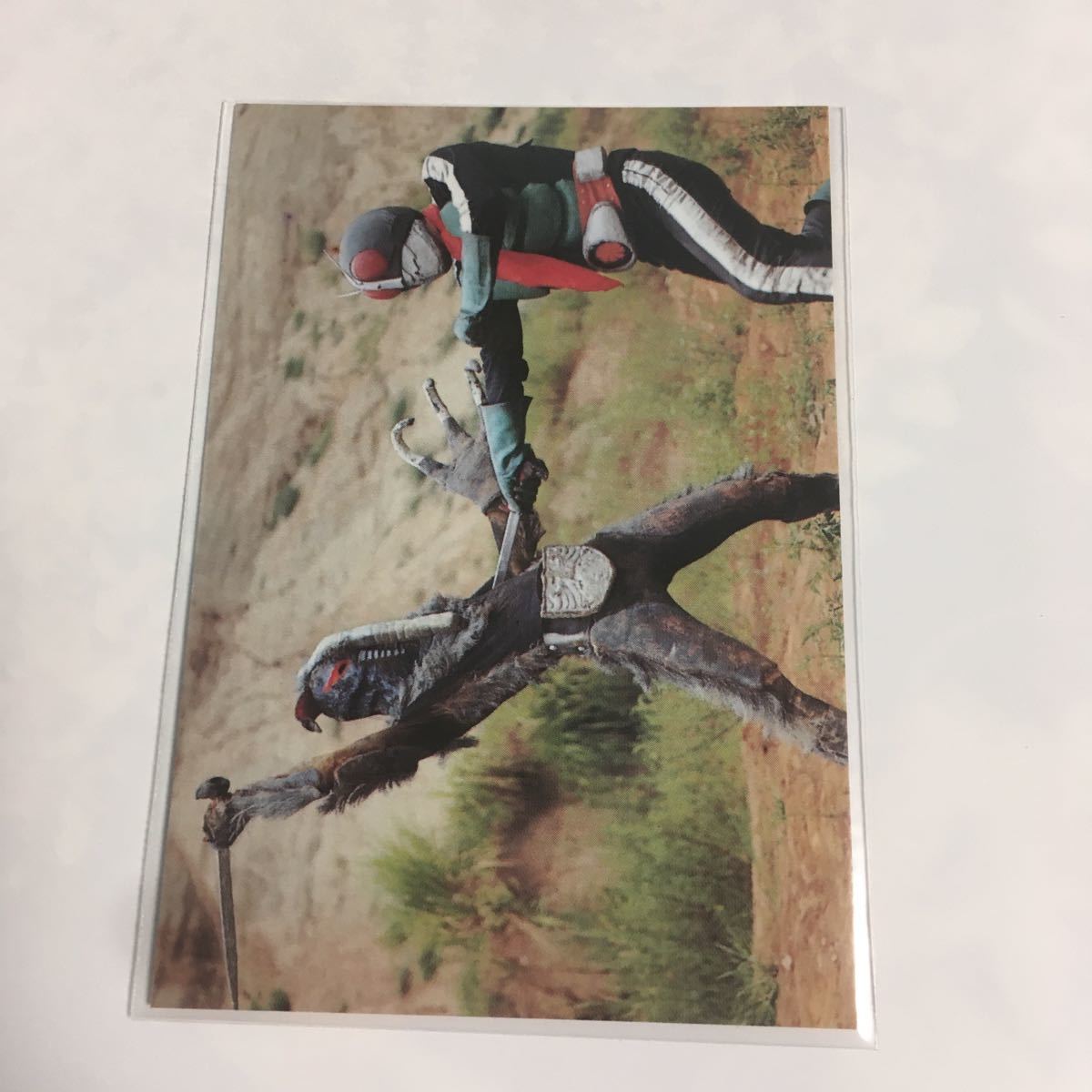 カルビー仮面ライダーR 080 第1記録 仮面ライダー2号(旧)vs アリガバリ拍卖