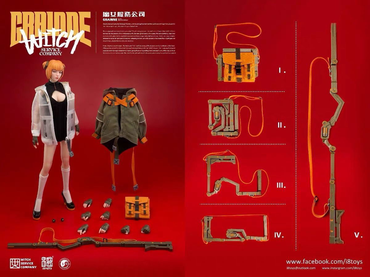 新品 未開封 i8 Toys アイエイトトイズ 静謐犬 1/6 アクションフィギュア WITCH SERVICE COMPANY Grainne the Geis Witch拍卖