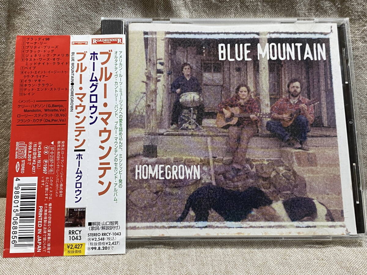 BLUE MOUNTAIN - HOMEGROWN RRCY-1043 国内初版 日本盤 帯付 廃盤 レア盤拍卖