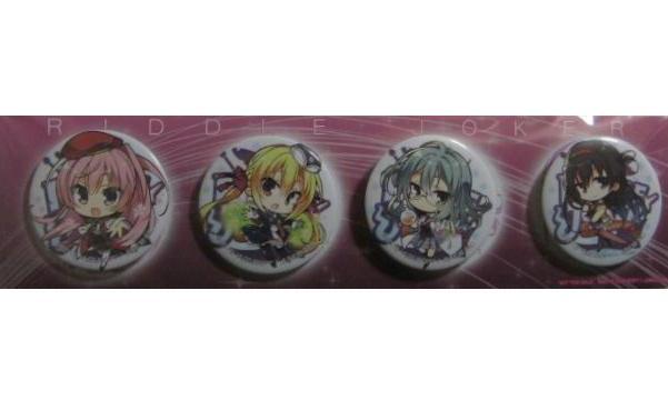 RIDDLE JOKER/ゆずソフト 早期予約特典缶バッジセット拍卖