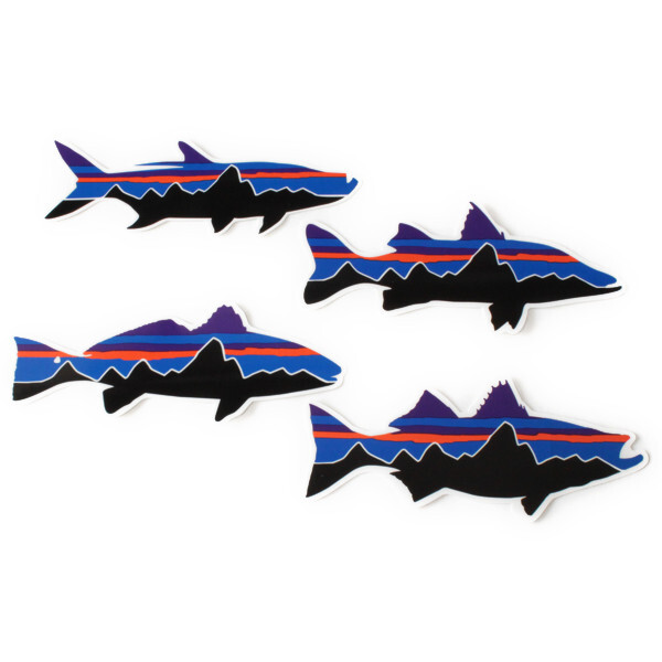 パタゴニア ステッカー フィッツロイ フィッシュ 4種セット ターポン スヌーク レッドドラム ストライパー PATAGONIA 魚 釣 SET シール拍卖