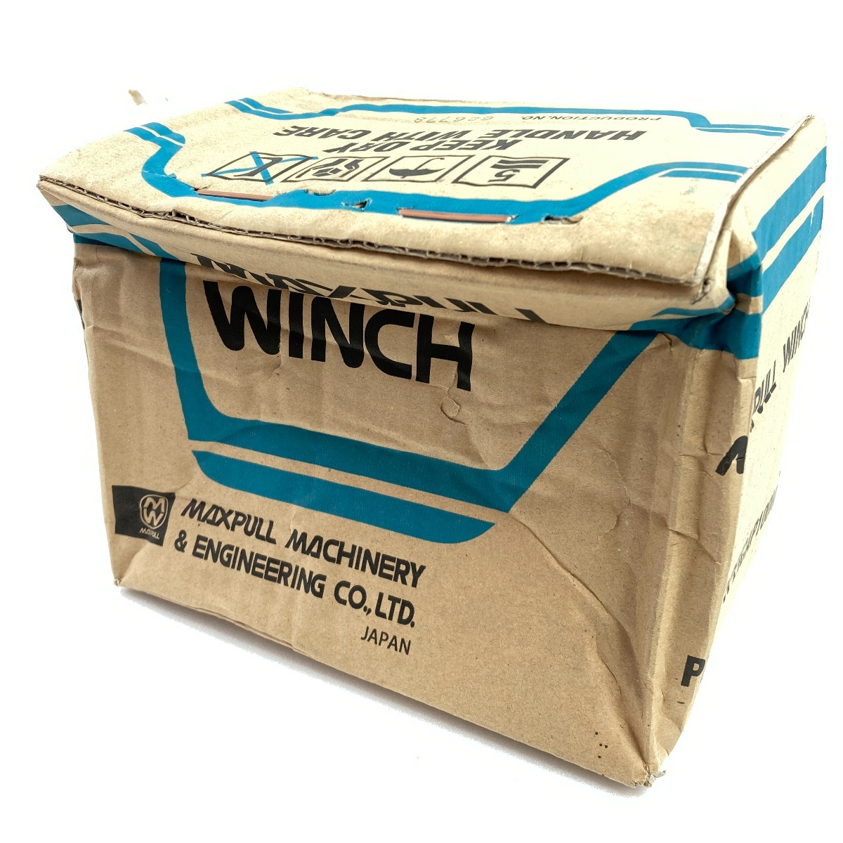 ** MAXPULL ミニプルウィンチ 100kg以内 本体のみ 箱ダメージあり (3) PM-100 未使用に近い拍卖