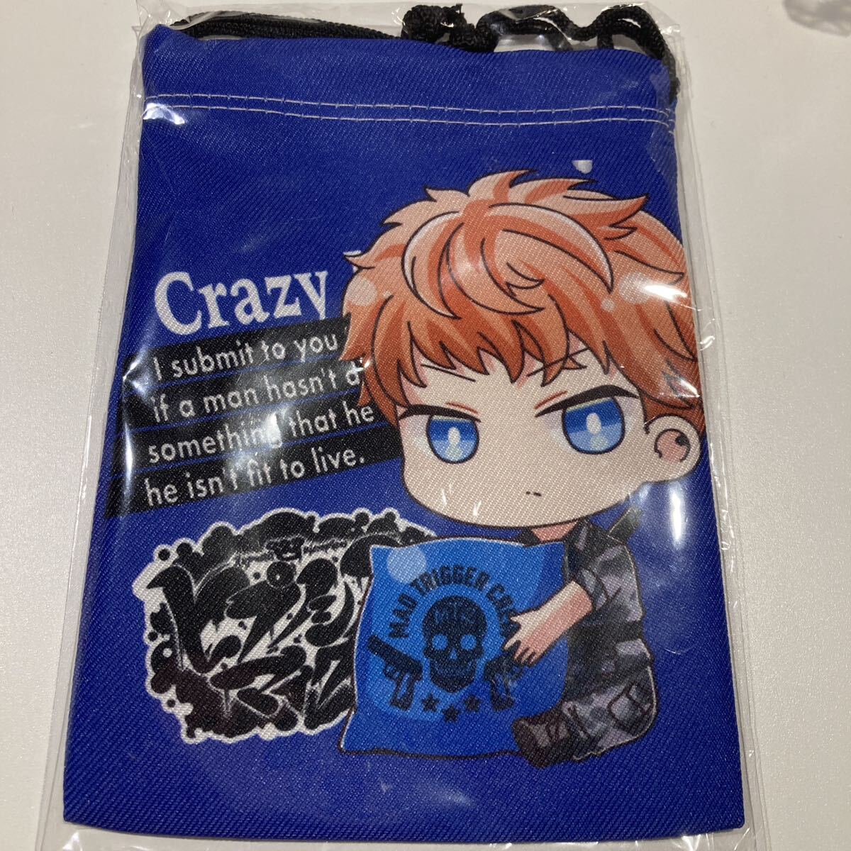 ヒプノシスマイク ぎゅぎゅっと巾着 毒島メイソン理鶯 巾着 ポーチ 小物入れ グッズ ヒプマイ 公式拍卖