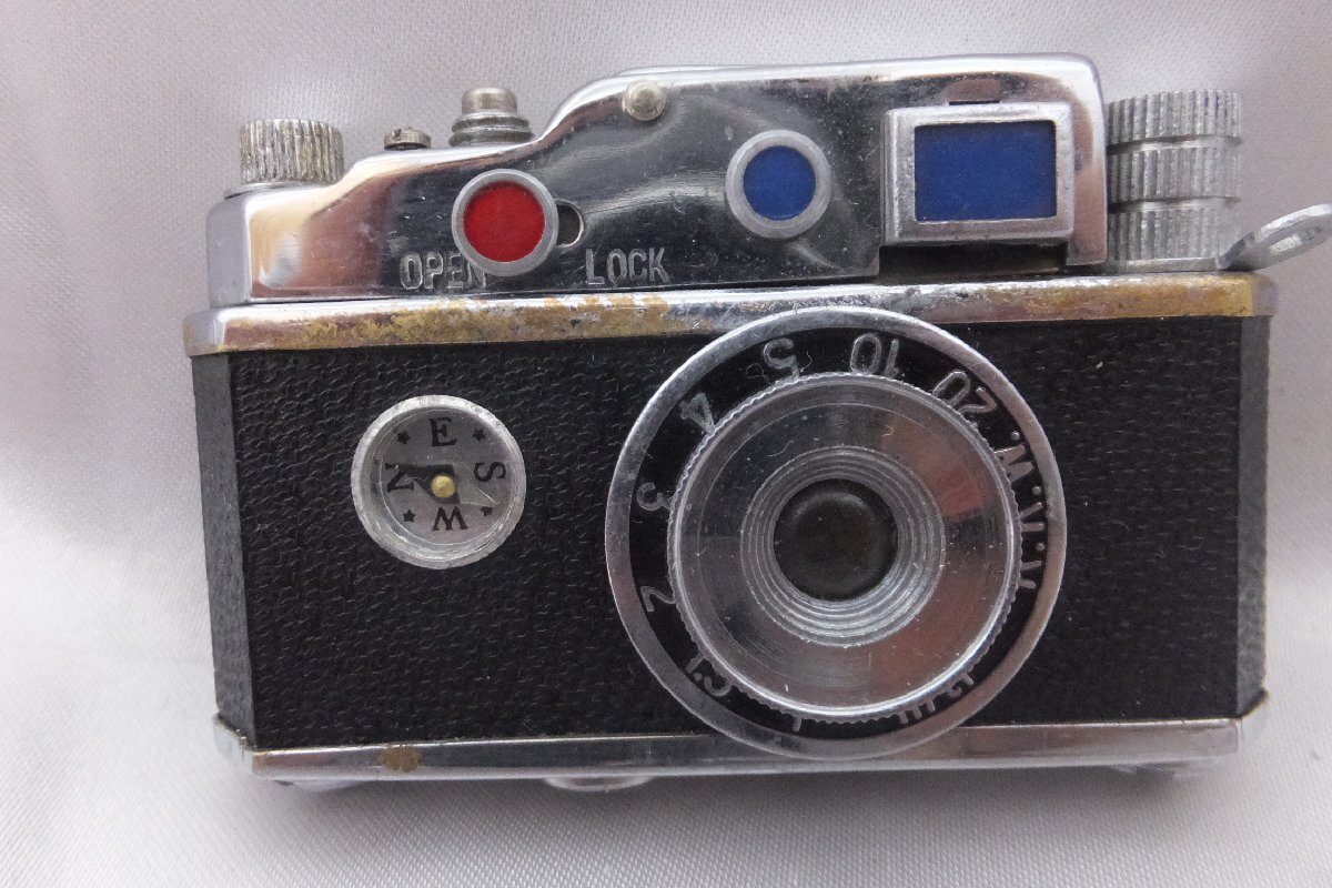 昭和 ヴィンテージ 占領下 1947~1952 カメラ型 オイルライター オキュパイドジャパン(OJ) 着火確認拍卖