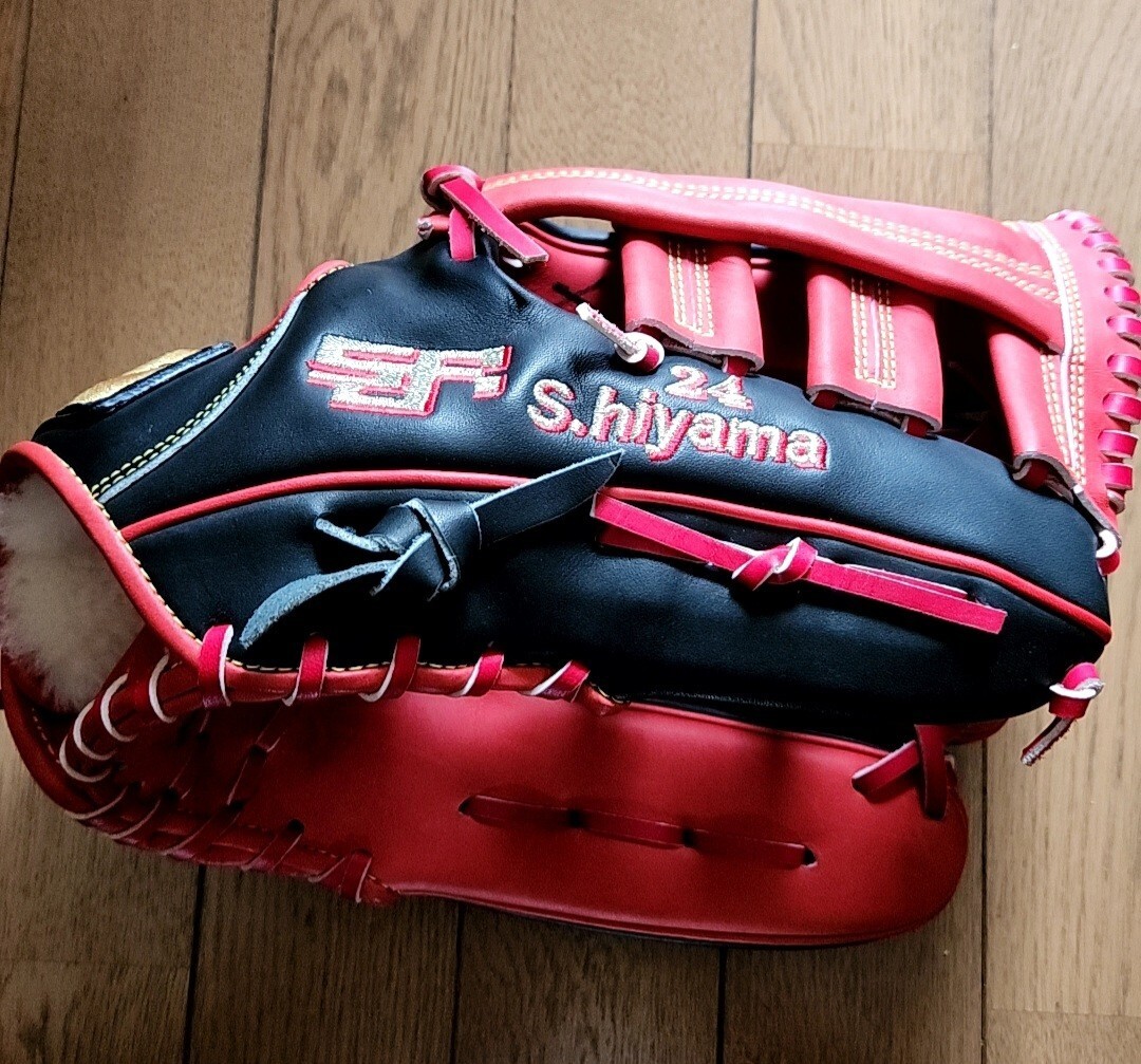 阪神タイガース 24 桧山進次郎選手 直筆サイン入り グラブ 支給品 グローブ拍卖