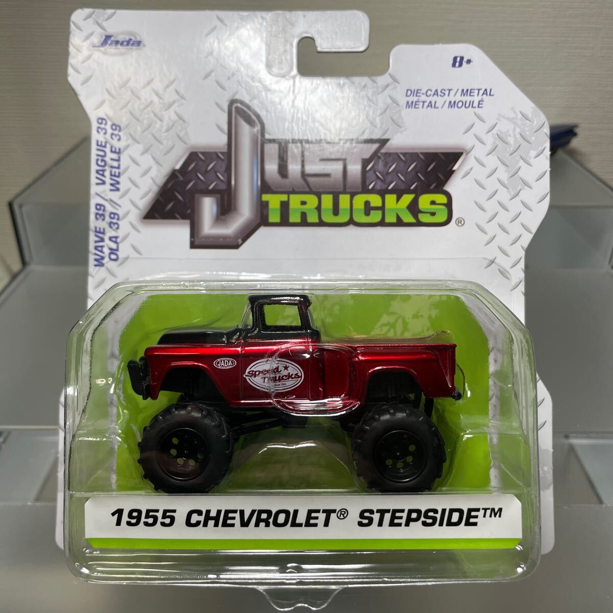 JADA JUST TRUCKS 1955 CHEVY APACHE STEPSIDE アパッチ ステップサイド レッド 39拍卖