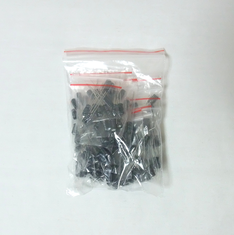 アルミ電解コンデンサ 合計120個セット(12種類各10個入り、新品) 拍卖