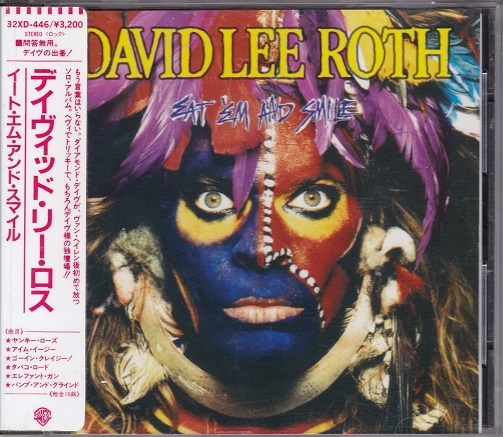 ■シール帯CD★デイヴィッド・リー・ロス/イート・エム・アンド・スマイル★DAVID LEE ROTH★国内盤・帯付■拍卖
