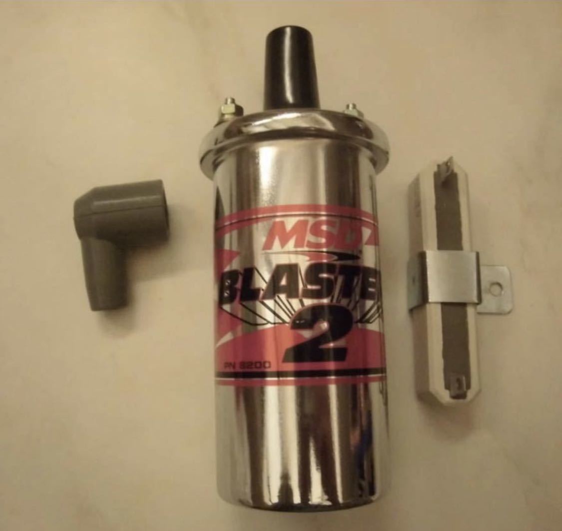 MSDブラスター2クロームイグニションコイル新品。インパラ、ベルエア、カマロ、コルベット、トランザムカプリスモンテカルロハイドロ拍卖