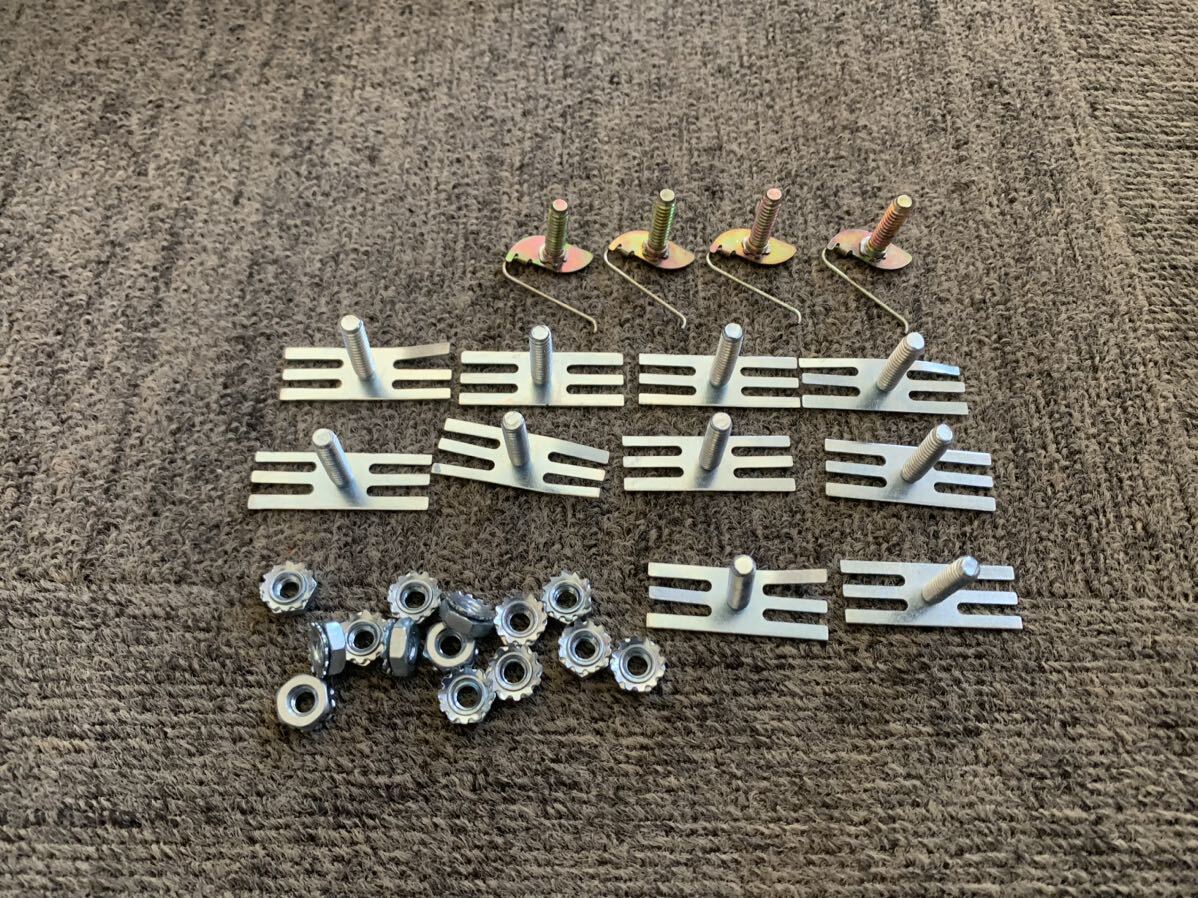 1958インパラピッチフォーククリップセット。インパラサイドモールクリップ ローライダー ハイドロ拍卖