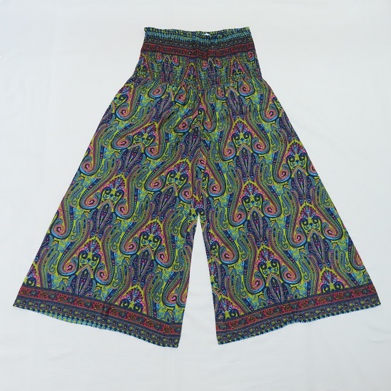 〓 新品 〓 ワイドパンツ 〓 エスニック アジアン ヨガ ピラティス ワンマイルウェア ルームウェア 民族衣装 おしゃれ 〓A072拍卖