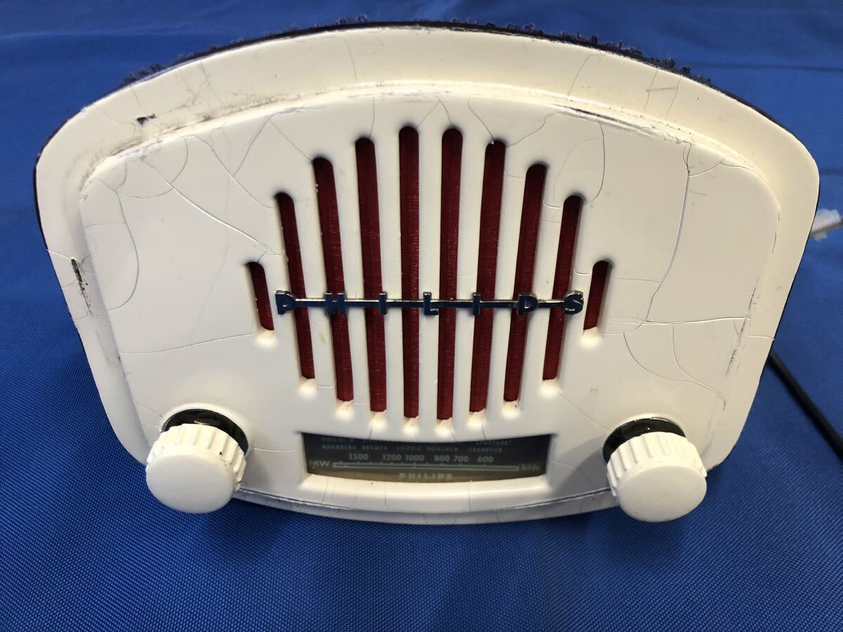 PHILIPS フィリップス 真空管 ラジオ 6V 空冷 VW ポルシェ 356 A スプリット ビートル タイプ1 バーンドア バス TELEFUNKEN テレフンケン拍卖