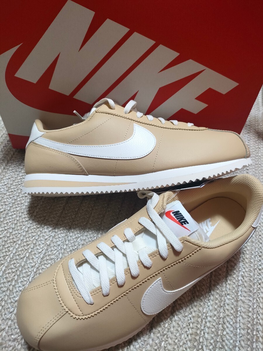 新品 未使用 NIKE レザー コルテッツ SESAME ベージュ w's 27.5cm US10.5 ナイキ スニーカー 2023 復刻拍卖