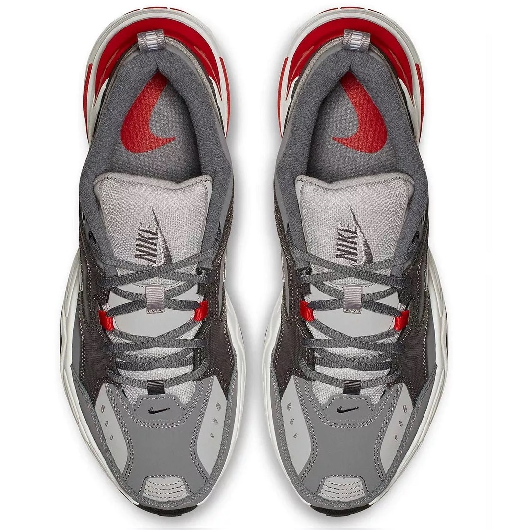 ■ナイキ M2K テクノ ガンスモーク/ユニバーシティレッド 新品 27.0cm US9 NIKE M2K TEKNO BV2519-001拍卖