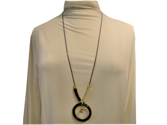 レディースアクセサリー ネックレス アンティーク調 リングネックレス サービス品 31-0424(12番 拍卖