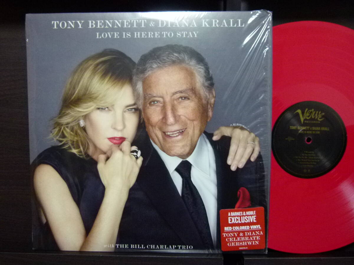 ■激レア■美盤オリジナル■DIANA KRALL & TONY BENNETT■LOVE IS HERE TO STAY■限定赤盤仕様拍卖