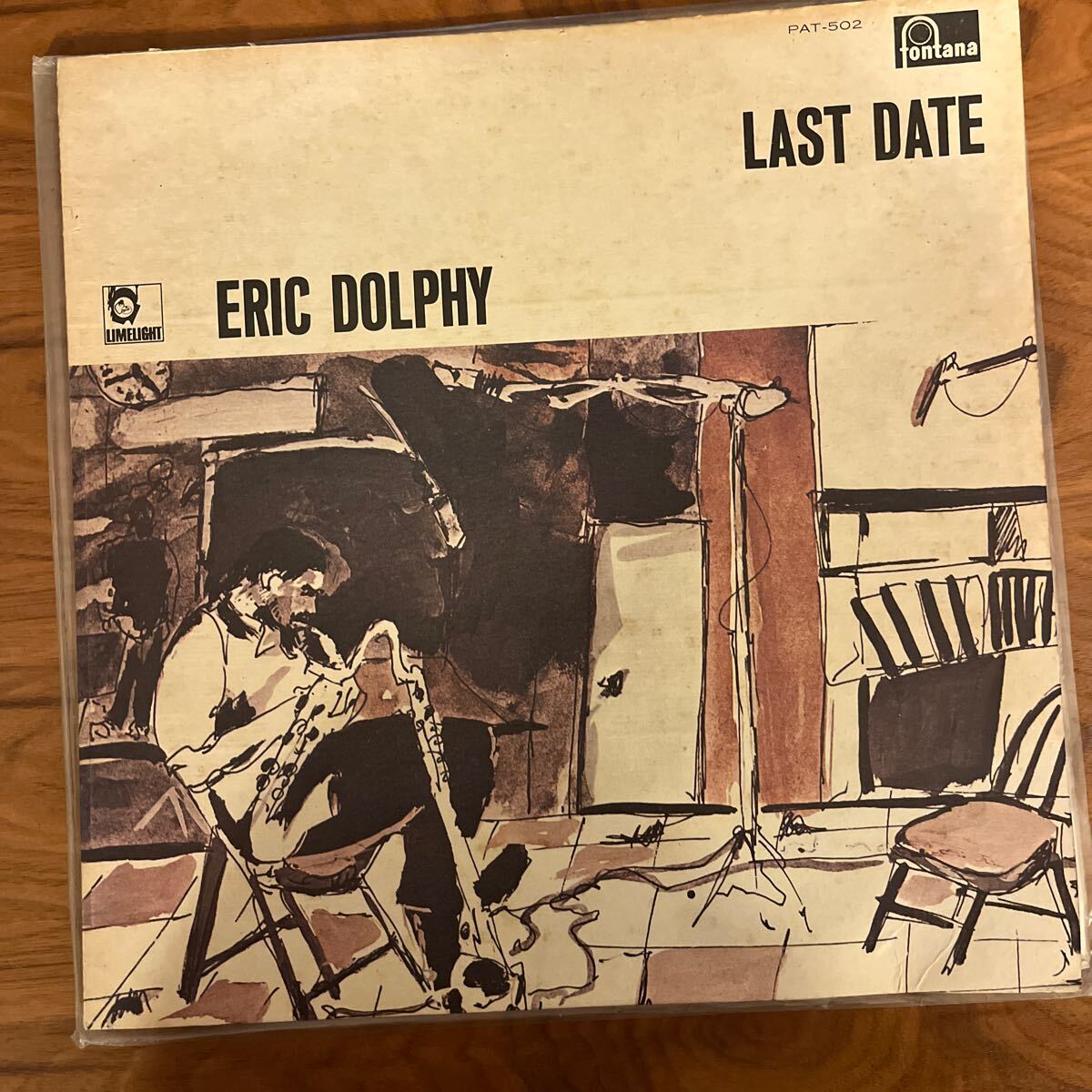 Eric Dolphy(エリック・ドルフィー)「Last Date(ラスト・デイト)」LP PAT-502拍卖