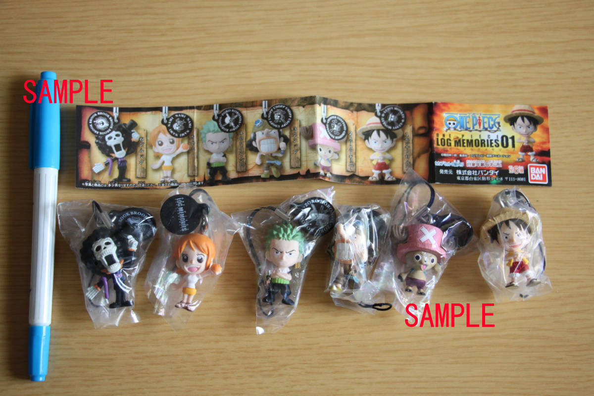 36-1 ▲ワンピース▲「ストラップ ログメモリーズ01」【ルフィ】【チョッパー】【ウソップ】【ゾロ】【ナミ】【ブルック】拍卖