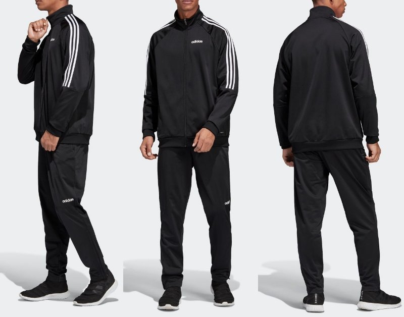 XL O アディダス 定番 ウォームアップ ジャージ 上下セット 検 3ストライプ トラック ジャケット パンツ スウェット ウインド 黒 ブラック拍卖