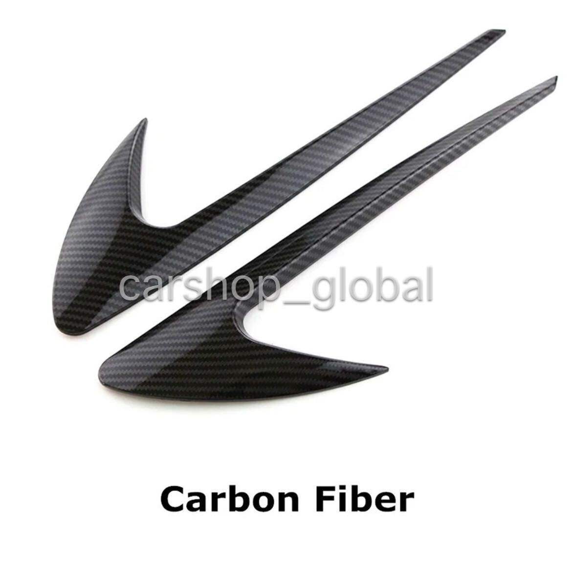 ベンツ サイドフェンダーフィン ステッカー カーボン 左右セット カバー A/B/C/E/S/G/CLA/CLS/GLA/GLB/SL/GLC/GLE/ML/GL/SLK/V/AMG等拍卖